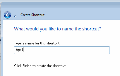 Allow Multiple Instances: Name Shortcut
