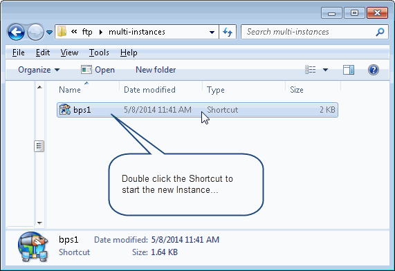 Allow Multiple Instances: Shortcut Double-Click to Start